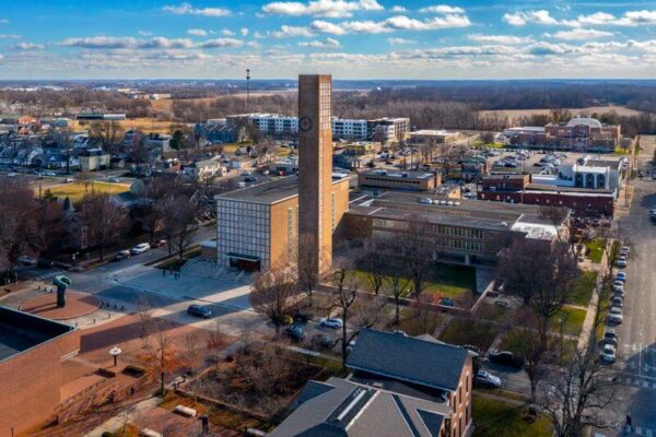 First Christian Church – Aerial